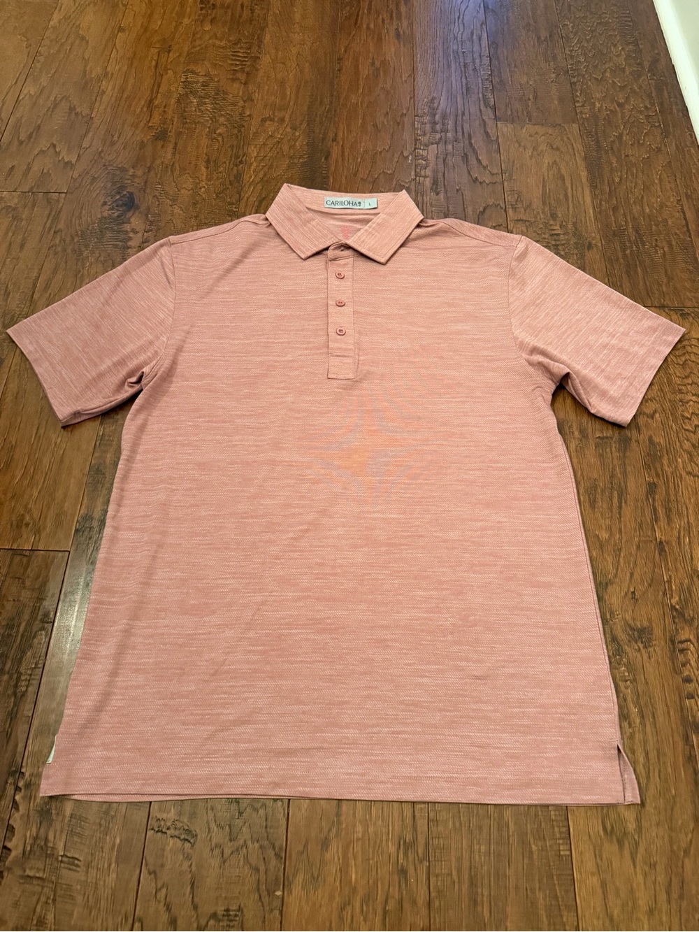 Cariloha Polo Shirt Mens Large Crazy Soft Bamboo Lightweight Knit Top